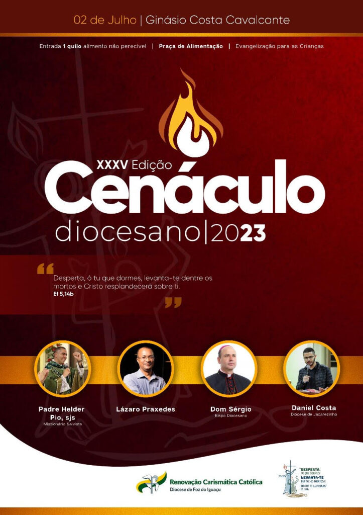 Renovação Carismática Católica de Foz do Iguaçu organiza o 35º Cenáculo Diocesano 2 cenaculo 2023