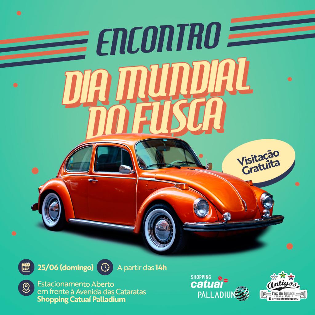 Dia Mundial do Fusca em Foz terá evento especial no Shopping Catuaí Palladium 1 fusca24 1
