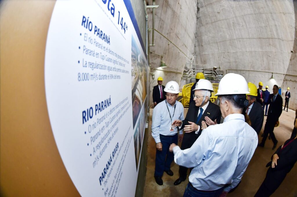 Monumento da humanidade”, diz presidente da Itália sobre usina de Itaipu durante visita à hidrelétrica 1 itiapu9