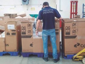 Mais de R$ 10,8 R$ milhões em produtos ilegais foram apreendidos nos Correios e transportadoras em 2023