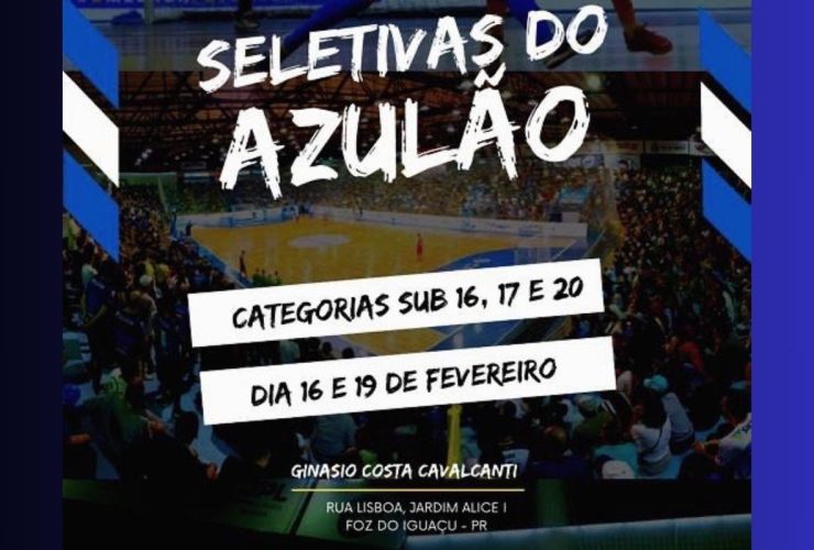 Foz Cataratas Futsal busca novos talentos para base