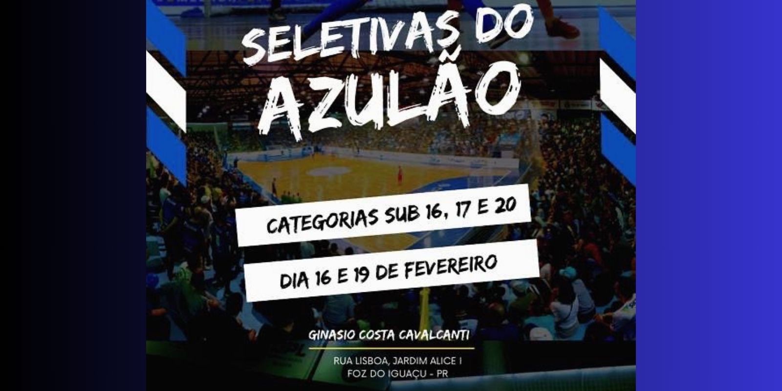 Foz Cataratas Futsal busca novos talentos para base