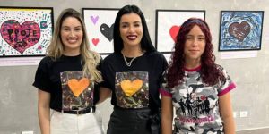 Meninas do Projeto Coração expõem obras no Catuaí Palladium em Foz