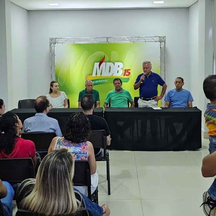 MDB de Foz do Iguaçu elege Ângelo Calgaro presidente 2 5d2c91de 217b 4c06 8800 5ac8ff153201