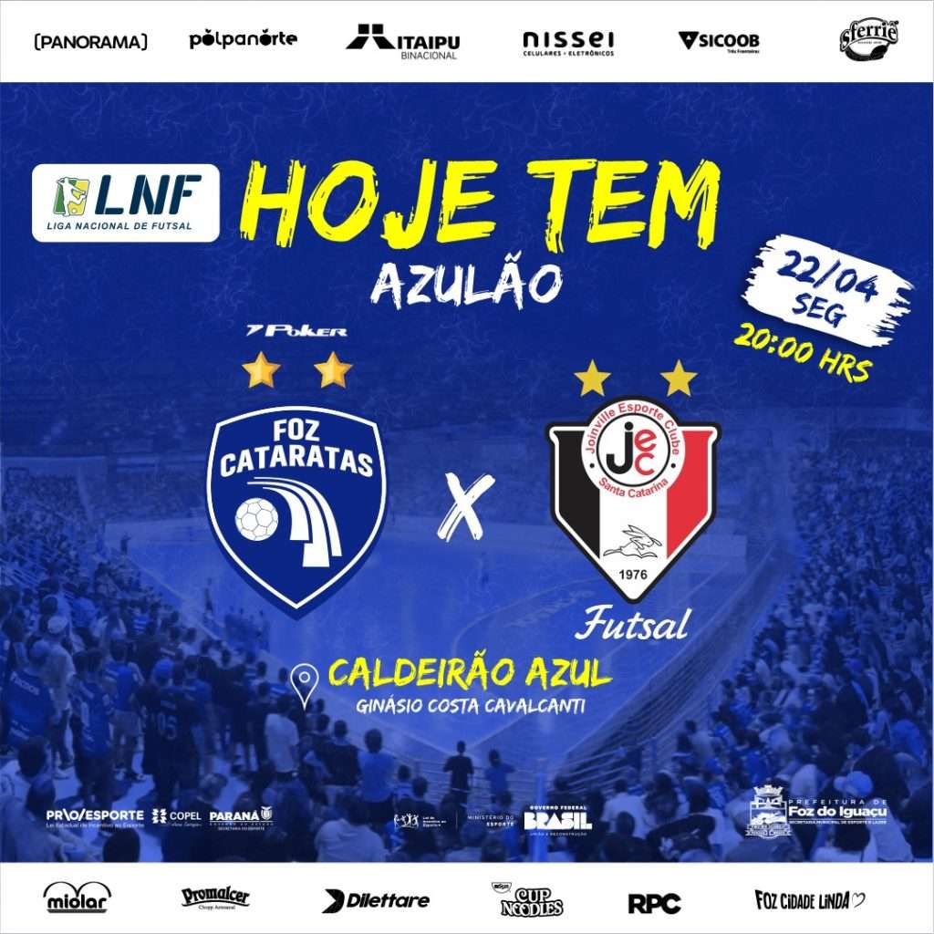 Foz Cataratas encara o Joinville pela Liga Nacional nesta segunda, 22 2 4e184054 9cae 412c 8331 0a3ed371b23d