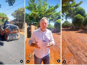 Em Foz, programa de asfalto chega às ruas do Jardim Veraneio no Porto Meira