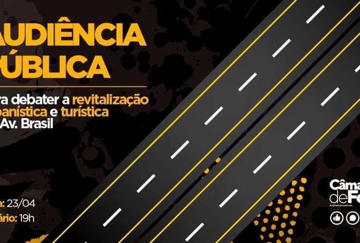 Câmara de Foz realiza audiência pública hoje à noite para discutir a revitalização da Avenida Brasil