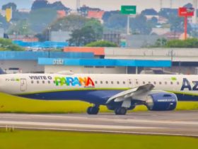 Ratinho Jr e Azul apresentam segunda (08) aeronave de promoção do turismo no Paraná