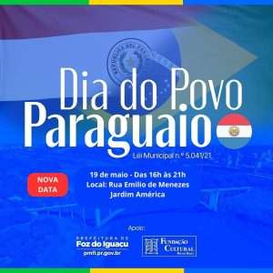 Evento do Dia do Povo Paraguaio é adiado para domingo, 19 de maio