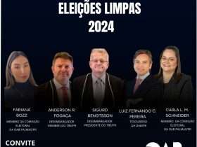 Presidente do TRE-PR participa do "Eleições Limpas 2024" em Palmas-PR