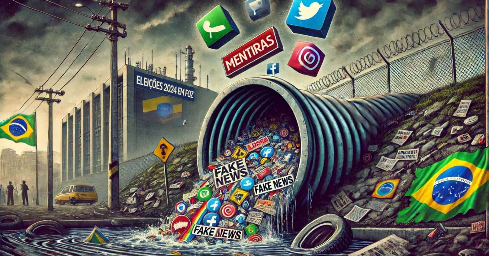fake news foz do iguacu eleicoes 2024
