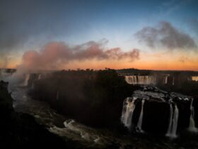 amanhecer cataratas