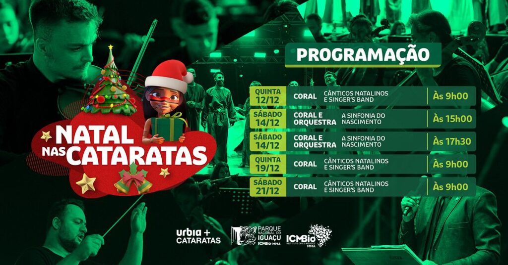Natal nas Cataratas: confira a programação especial do Parque Nacional do Iguaçu 3 caecb617 c3c0 4549 95da b5ea350031a6