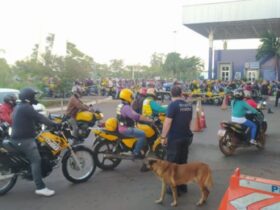 motos na ponte