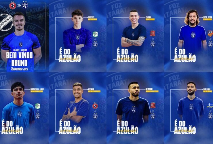 Conheça os atletas confirmados no Foz Cataratas Futsal para temporada 2025