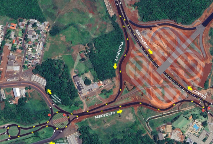 Perimetral Leste de Foz: tráfego terá novas mudanças na região do viaduto com a BR-469