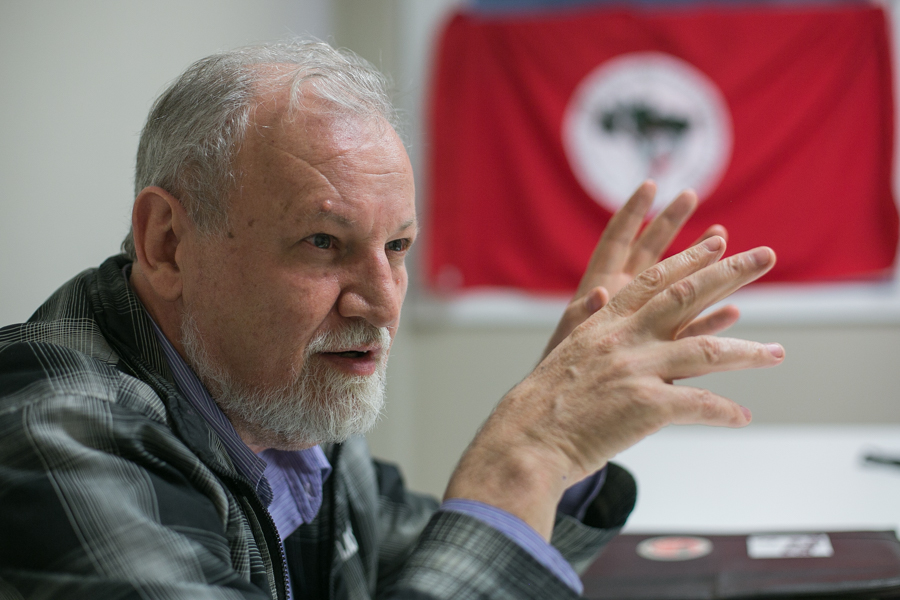 Palestra "100 anos de luta pela terra no Brasil" evidencia luta pela reforma agrária. Foto: Guilherme Santos/Sul21