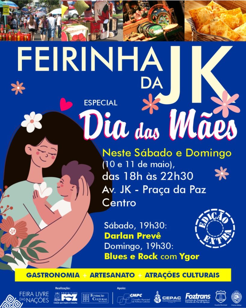 Fim de semana terá programação especial em homenagem às mães em Foz do Iguaçu 1 66af7a4c 4759 4b79 9500 be7f28435af6