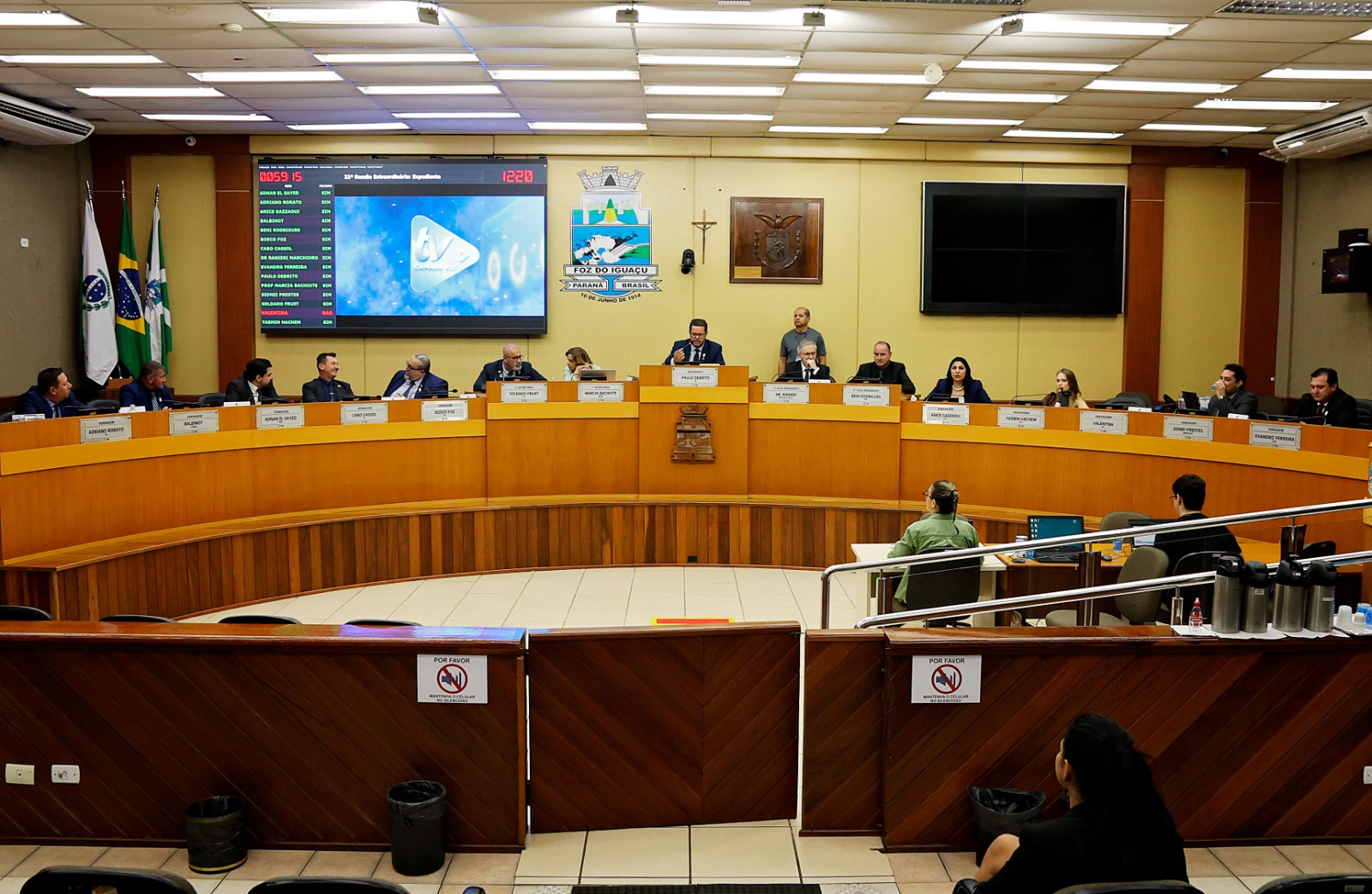 Câmara de Foz aprova programa de renegociação de dívidas com até 100% de desconto 1 Foto: Christian Rizzi - Câmara de Foz