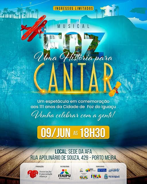 Espetáculo “Foz: Uma História para Cantar” promete apresentação educativa e emocionante 2 Espetáculo “Foz: Uma História para Cantar” promete apresentação educativa e emocionante