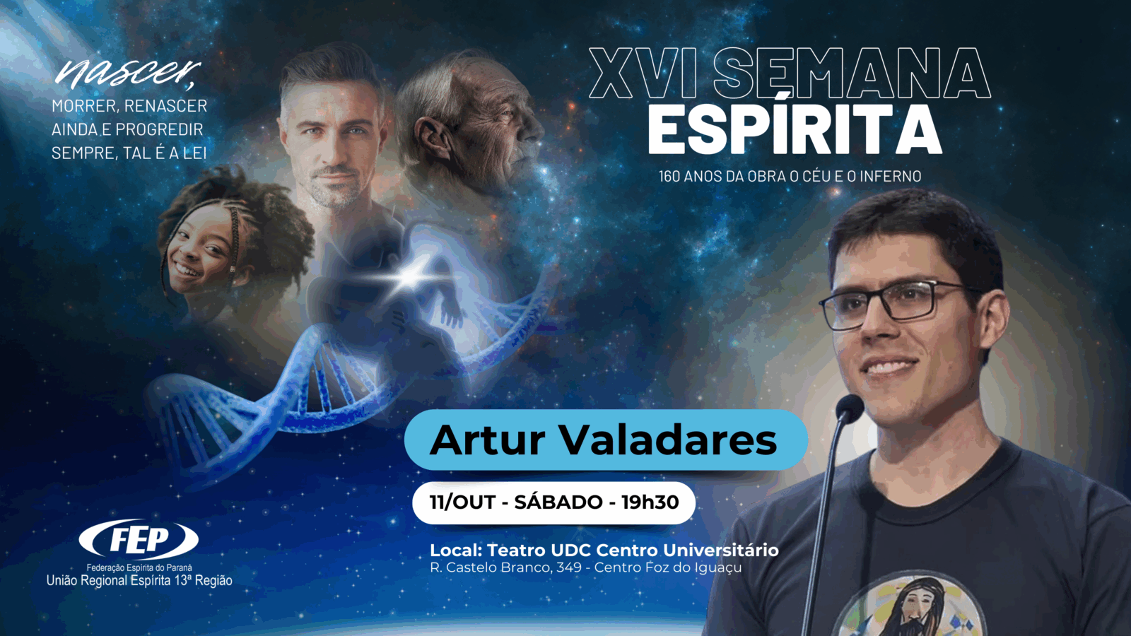 Palestrante Artur Valadares abre a XVI Semana Espírita em Foz do Iguaçu e região 1 IMG 8200