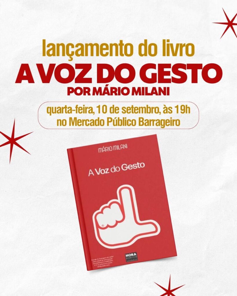 Mário Milani lança em Foz do Iguaçu “A Voz do Gesto”, livro que conta a criação do gesto “L” de Lula 2 a voz do gesto