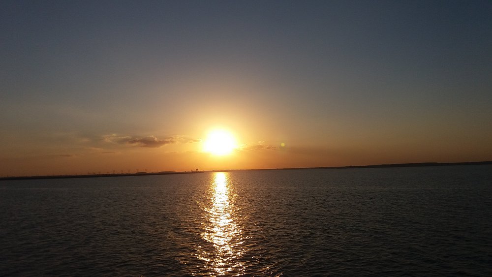 Foz do Iguaçu deve ter um dia com céu parcialmente limpo nesta quinta, 20 1 sunset foz do iguacu lago de itaipu