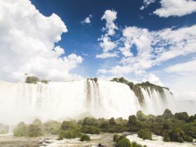 waterfall big massive nature landscapes 807216 1024