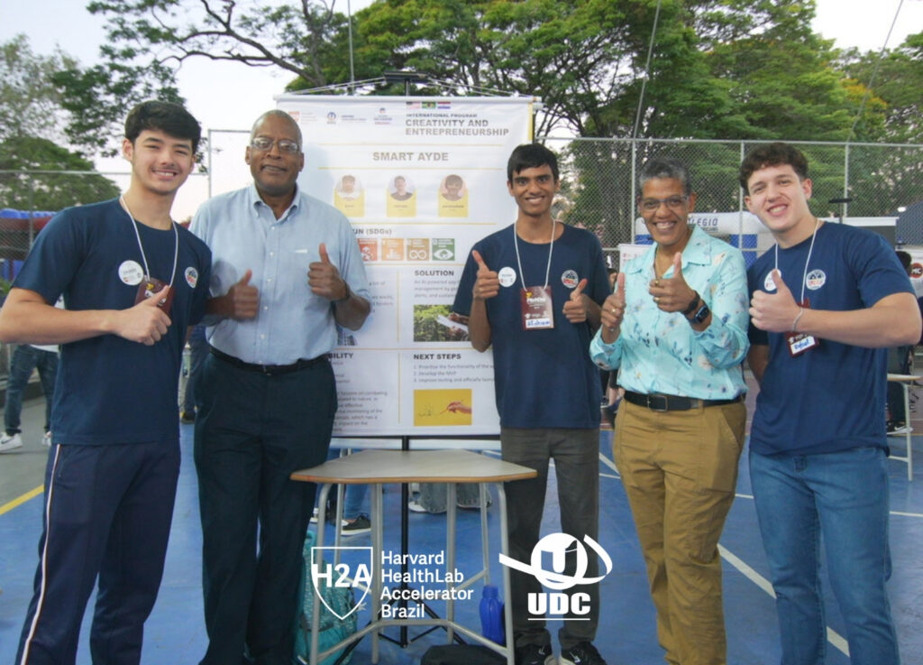 Começa com sucesso a 3ª edição do Pitchday UDC + Harvard Healthlab Accelerator! 2 4 1