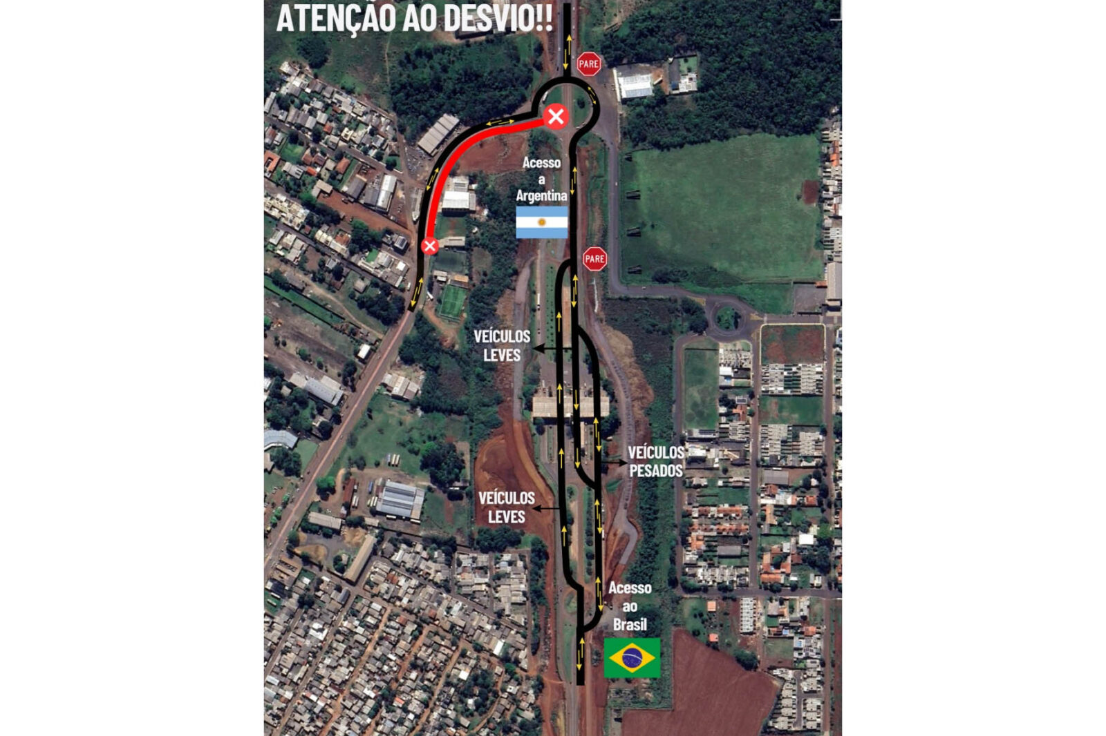 Perimetral Leste de Foz do Iguaçu terá novas alterações no tráfego a partir desta sexta 1 perimetral foz