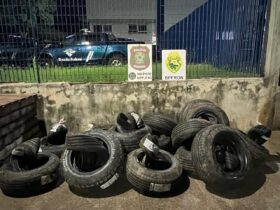 pneus apreendidos