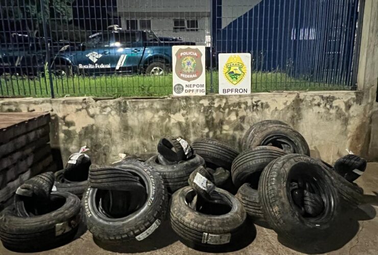 pneus apreendidos