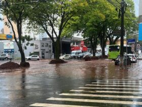 temporal provoca alagamentos e danos em diferentes bairros de foz do iguacu 6901231084be2