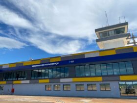 imagem frente aeroporto em foz do iguacu