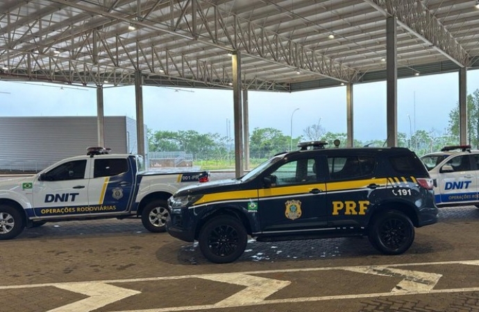 prf acompanha vistoria tecnica do dnit nas obras de construcao da perimetral leste em foz do iguacu