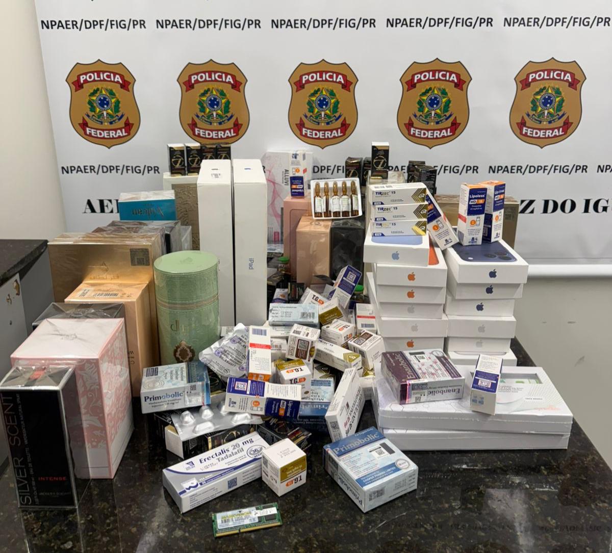 Mais de R$ 100 mil em celulares modernos e iPads apreendidos em nova operação no Aeroporto de Foz 1 b4b56808 47f9 4039 be70 74b6fdba0f51