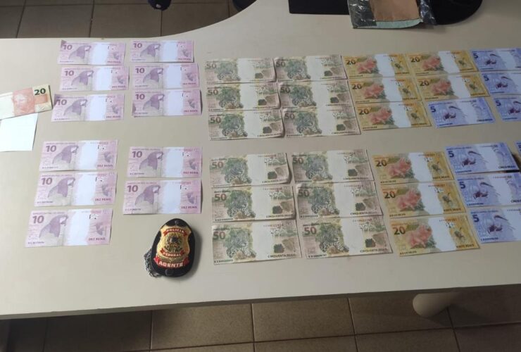 dinheiro falso medianeira