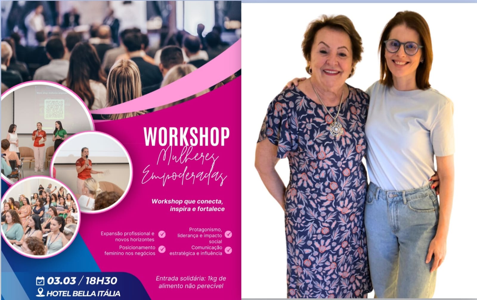 Workshop Mulheres Empoderadas 2026 será dia 3 de março, em Foz do Iguaçu 1 workshop foz