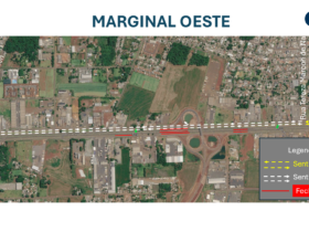 Mapa Marginal Oeste EPR Iguacu