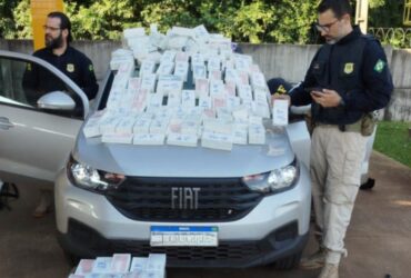 caminhonete apreendida