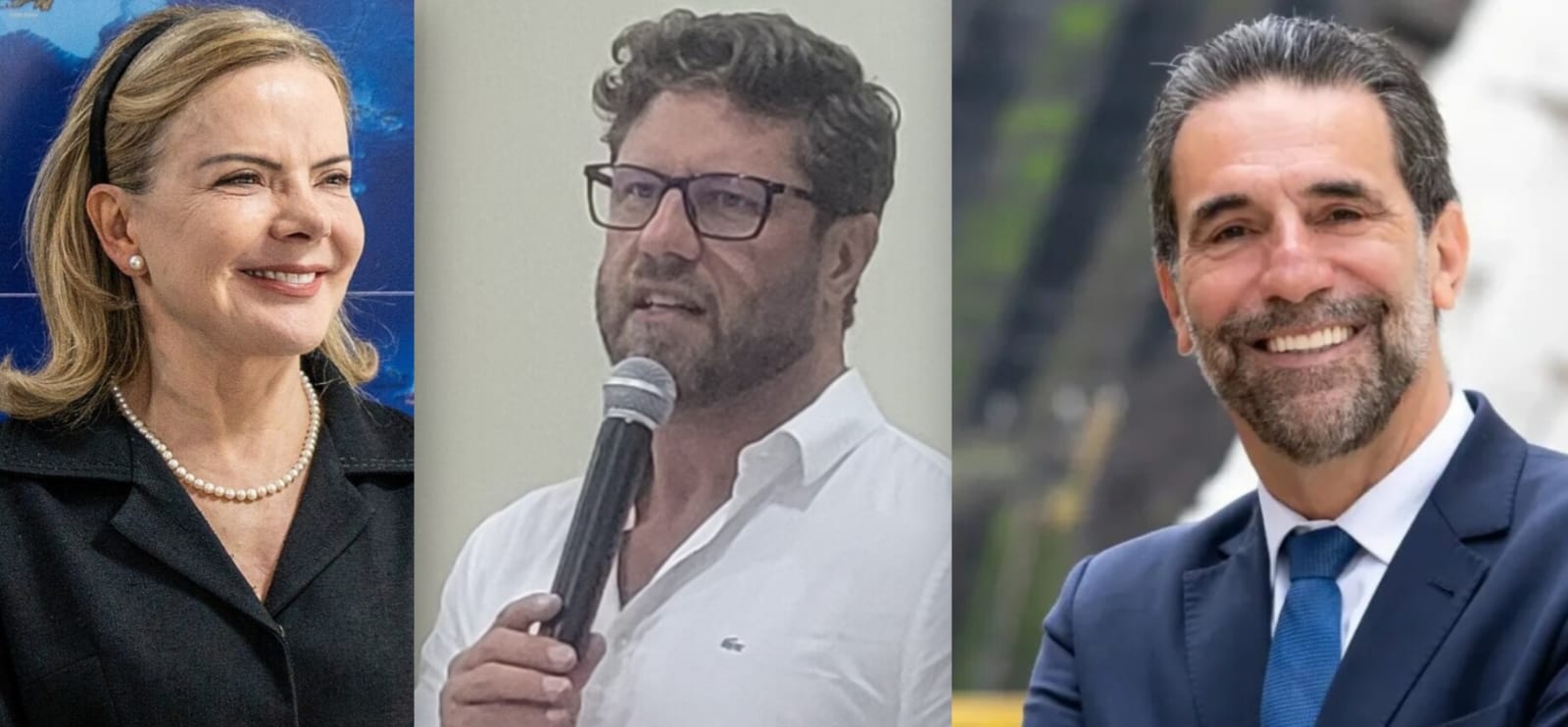 Ministra Gleisi, deputado Requião Filho e Ênio Verri no encontro regional de lideranças em Foz neste sábado, 28 1 gleisi requiao verri