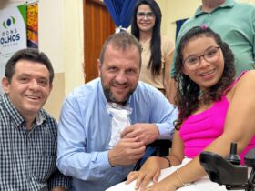 Rogerio Carboni em agenda oficial ligada ao programa Bons Olhos Parana 3