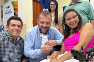 Rogerio Carboni em agenda oficial ligada ao programa Bons Olhos Parana 3