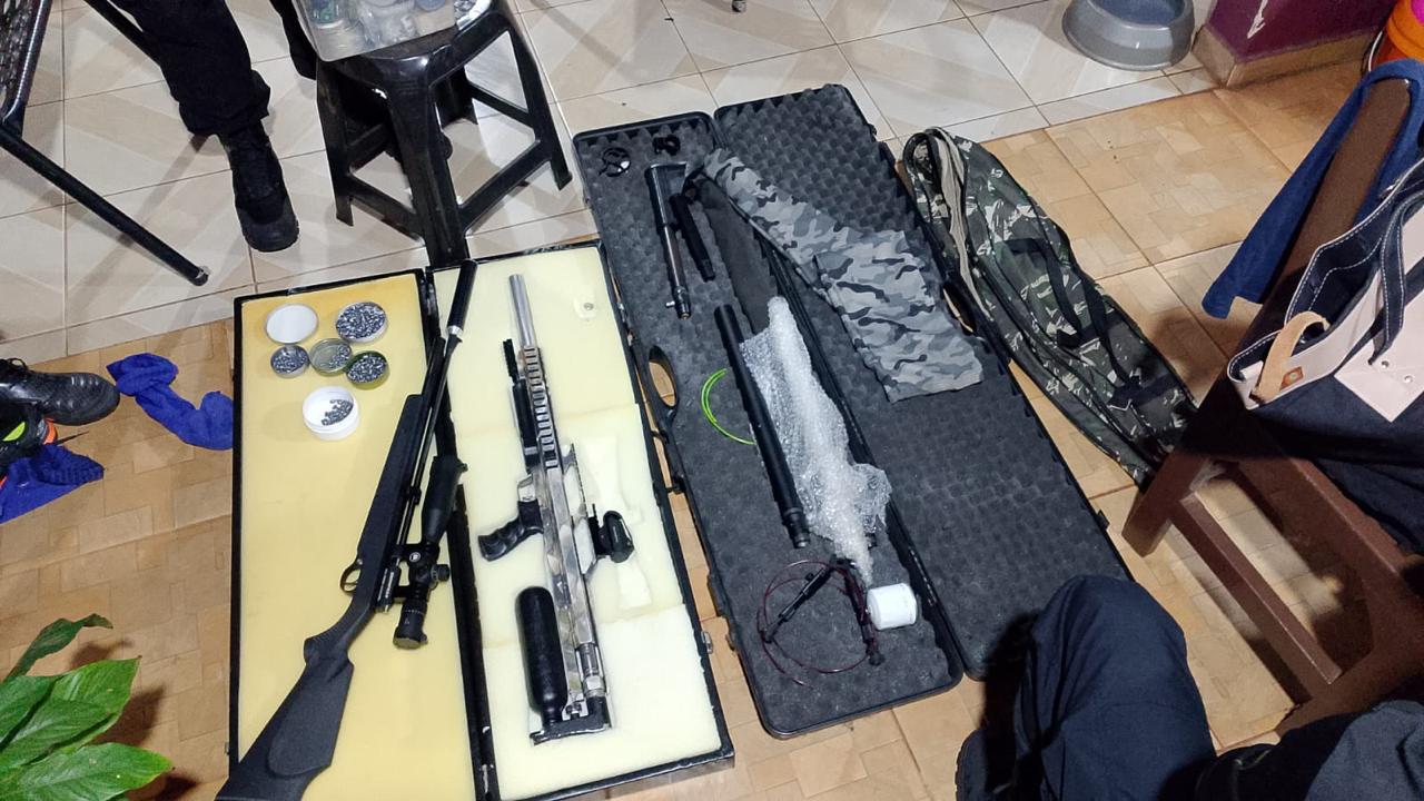 armas apreendidas