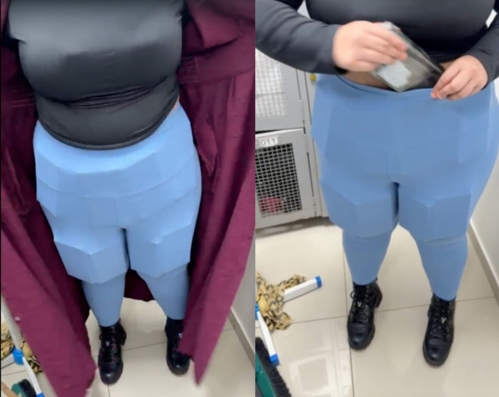 celular na roupa