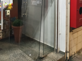 homem e preso apos invadir hotel causar confusao e danificar porta no centro de foz 6a50f83576d96