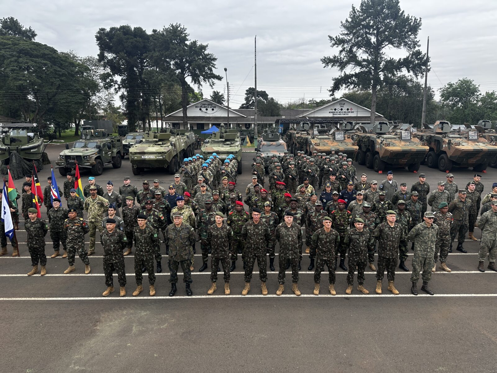 Operação militar reúne forças de seis países lusófonos em Foz do Iguaçu 1 IMG 9366.JPG