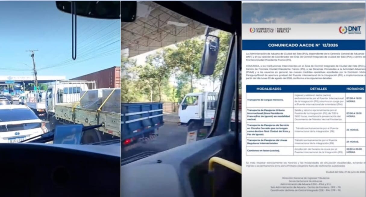 Caminhoneiros anunciam paralisação na Ponte da Integração na mudança do sistema de autorização de trânsito 1 caminhoneiros protesto