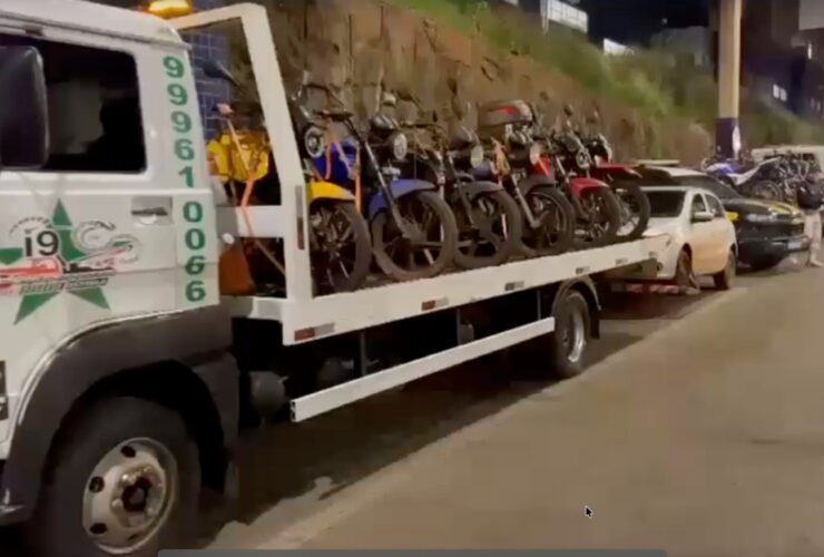 motocicletas apreendidas