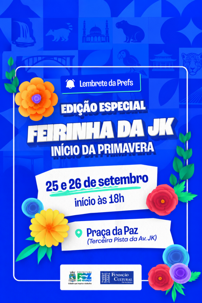 Feirinha Noturna da JK terá edição especial nesta sexta e sábado em Foz 2 ChatGPT Image 23 de set. de 2026 09 48 06